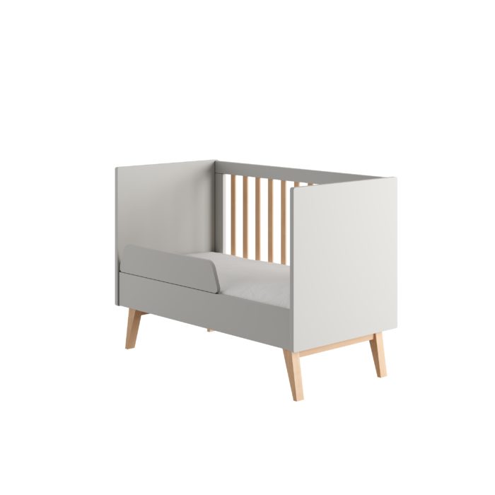 Baby crib 120x60 (Classy Gray collection)